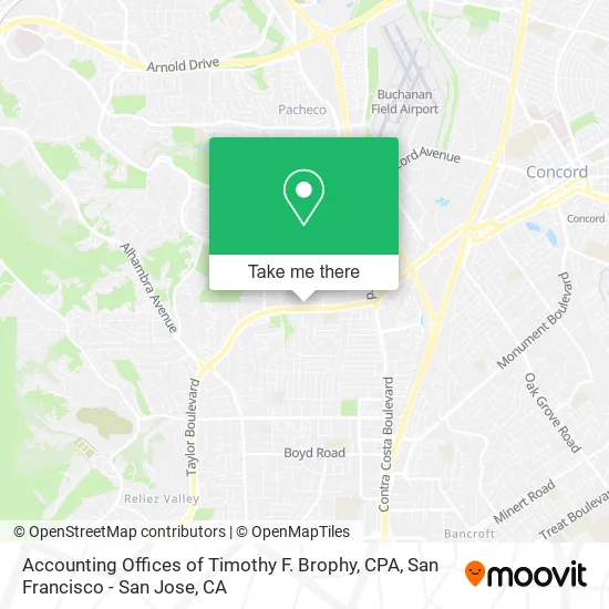 Accounting Offices of Timothy F. Brophy, CPA map