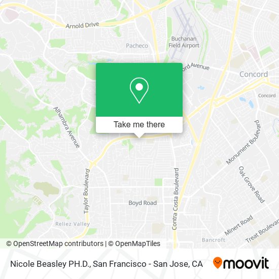 Mapa de Nicole Beasley PH.D.