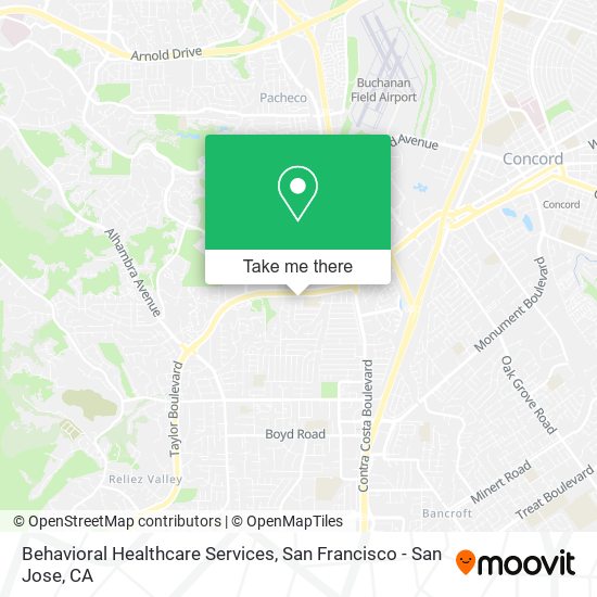 Behavioral Healthcare Services map
