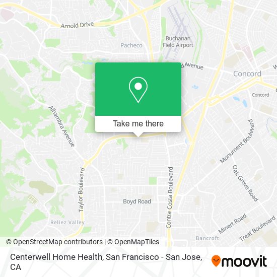 Centerwell Home Health map