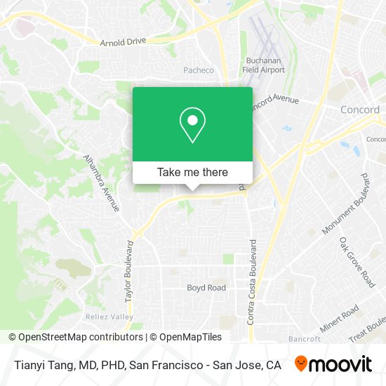 Mapa de Tianyi Tang, MD, PHD