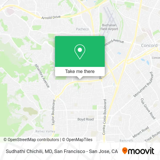 Sudhathi Chichili, MD map