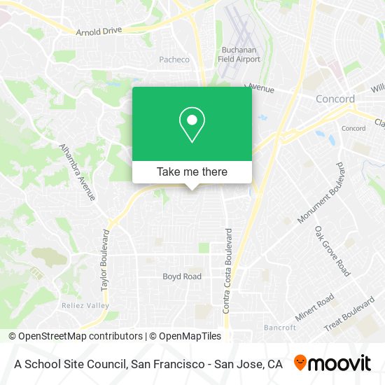 A School Site Council map