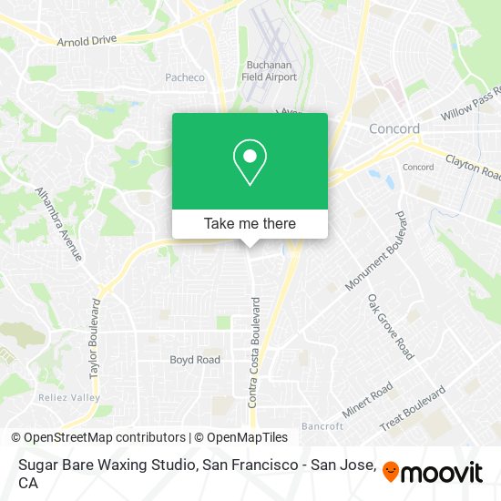 Sugar Bare Waxing Studio map
