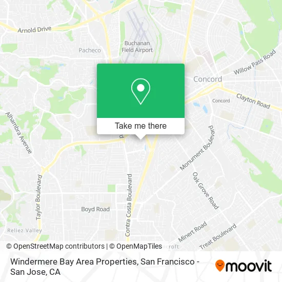 Windermere Bay Area Properties map