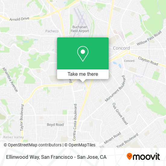 Ellinwood Way map