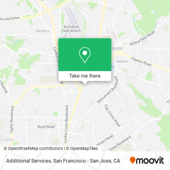 Mapa de Additional Services