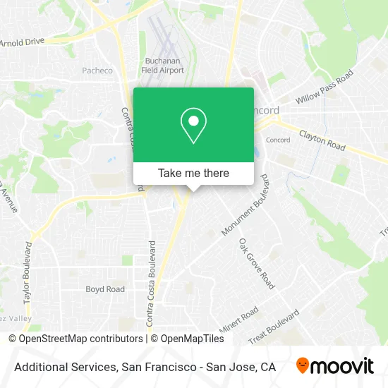 Additional Services map