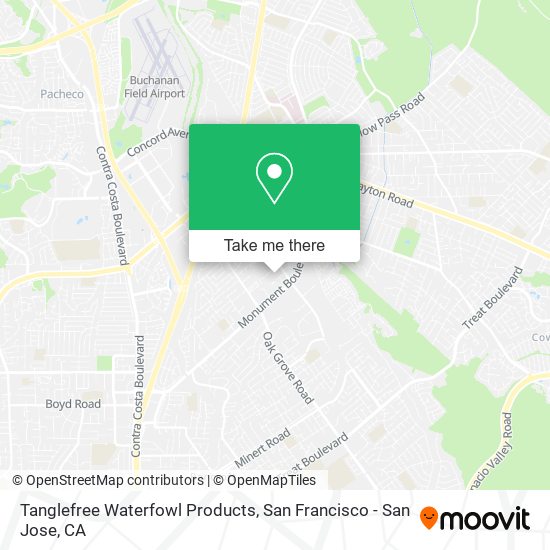 Tanglefree Waterfowl Products map