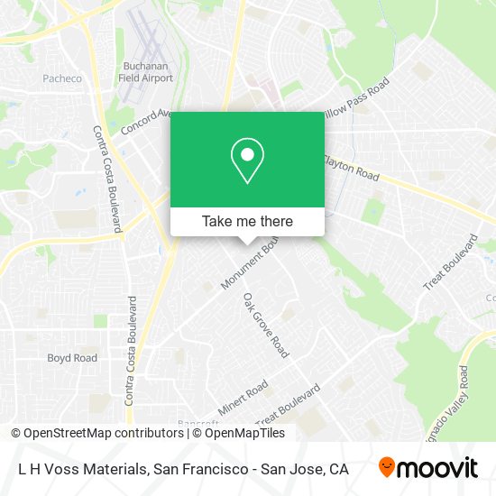 Mapa de L H Voss Materials