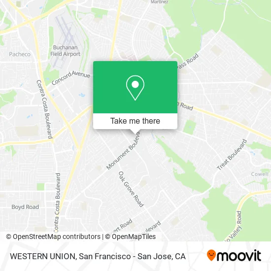Mapa de WESTERN UNION