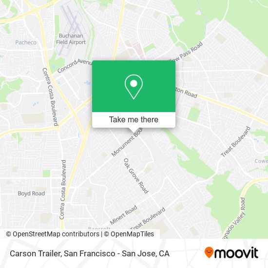 Mapa de Carson Trailer