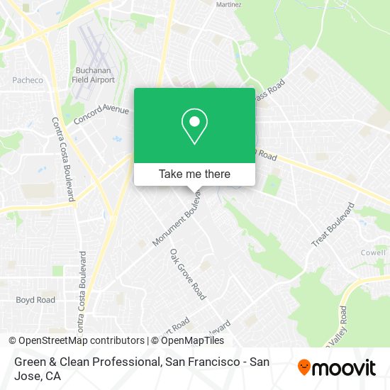Green & Clean Professional map