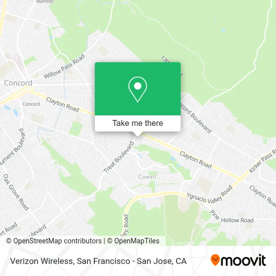 Verizon Wireless map