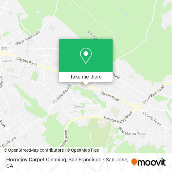 Homejoy Carpet Cleaning map