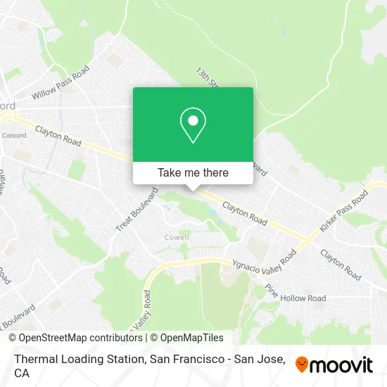 Thermal Loading Station map