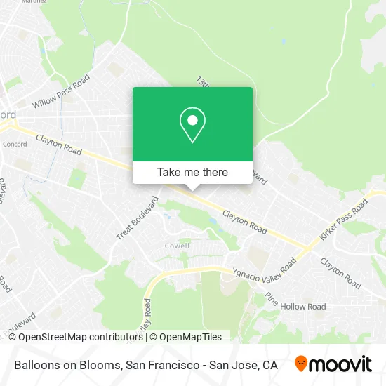 Balloons on Blooms map