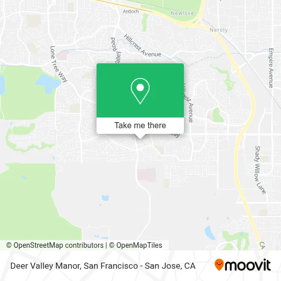 Deer Valley Manor map