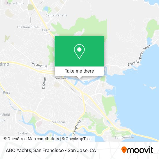 Mapa de ABC Yachts