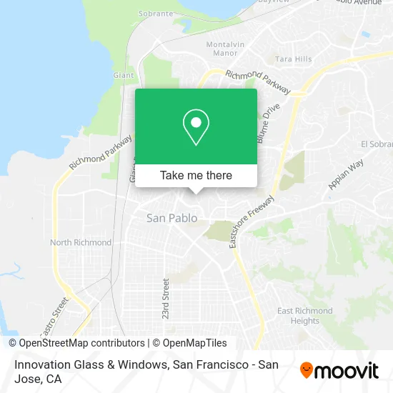 Innovation Glass & Windows map