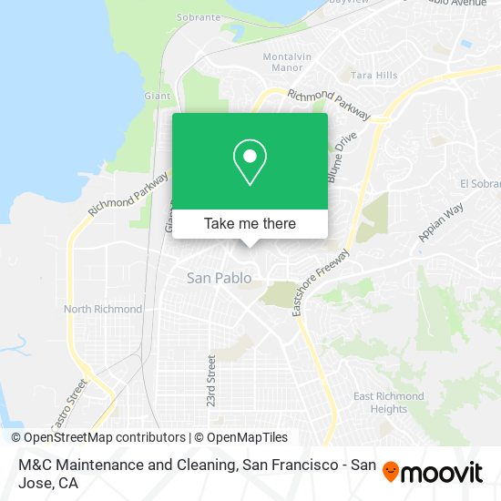 M&C Maintenance and Cleaning map