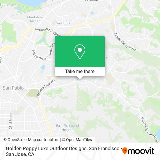 Golden Poppy Luxe Outdoor Designs map