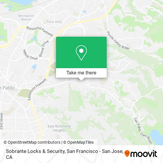 Mapa de Sobrante Locks & Security