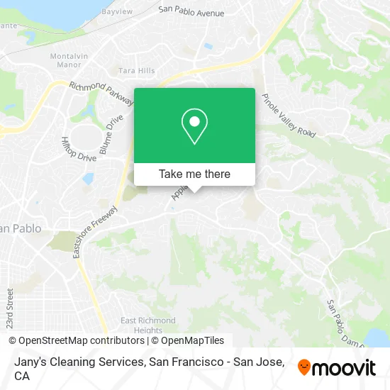 Jany's Cleaning Services map