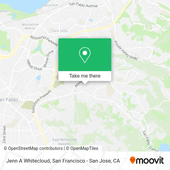 Jenn A Whitecloud map