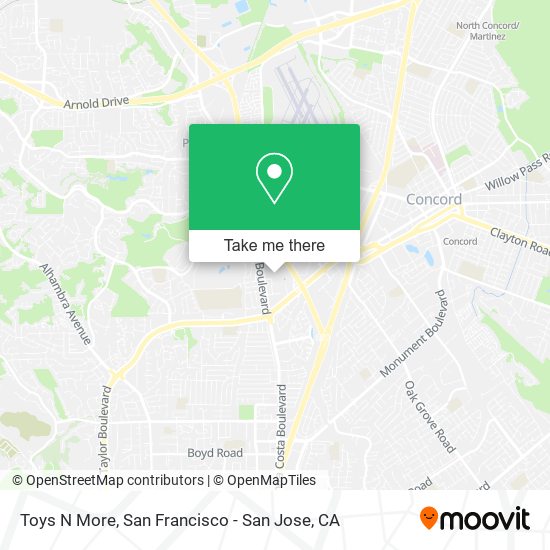 Mapa de Toys N More