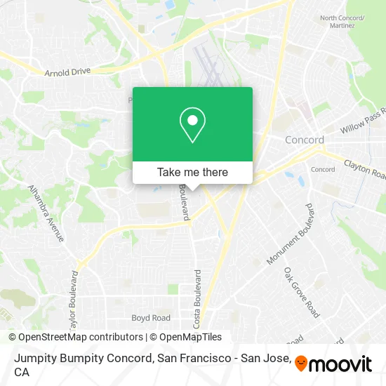 Mapa de Jumpity Bumpity Concord