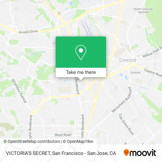 Mapa de VICTORIA'S SECRET