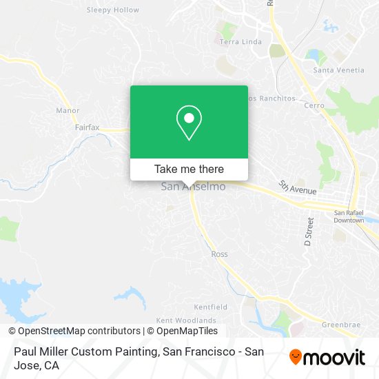 Paul Miller Custom Painting map