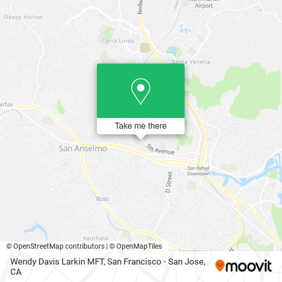 Mapa de Wendy Davis Larkin MFT