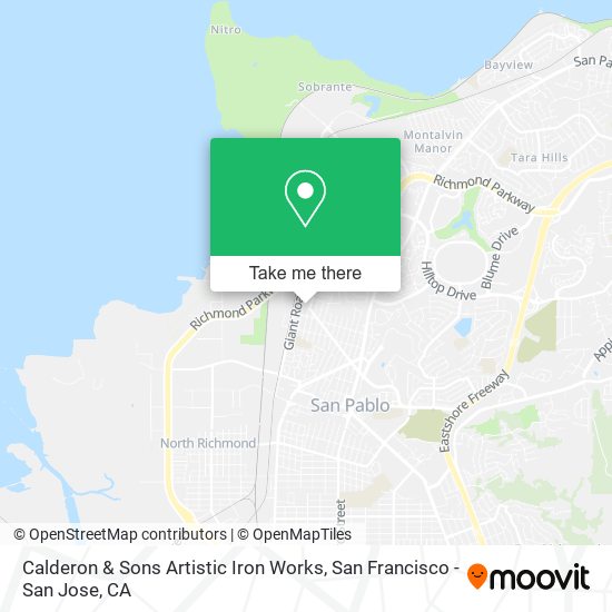 Mapa de Calderon & Sons Artistic Iron Works