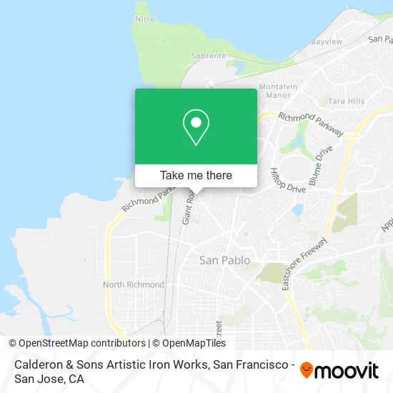 Calderon & Sons Artistic Iron Works map