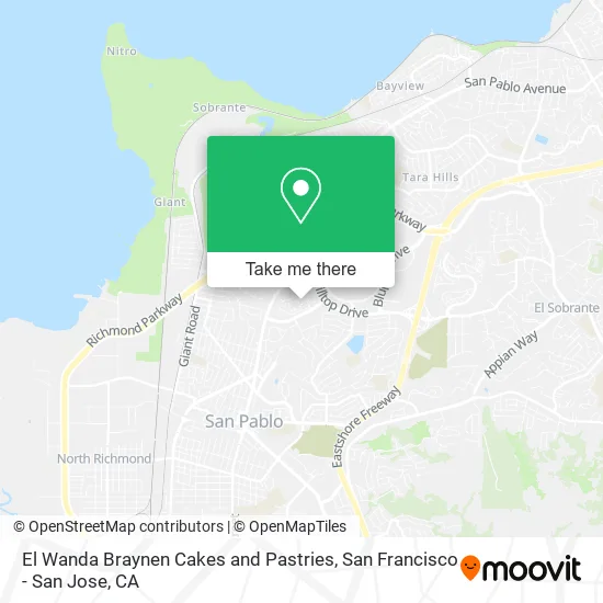 Mapa de El Wanda Braynen Cakes and Pastries