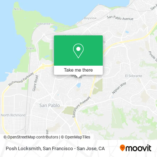 Mapa de Posh Locksmith