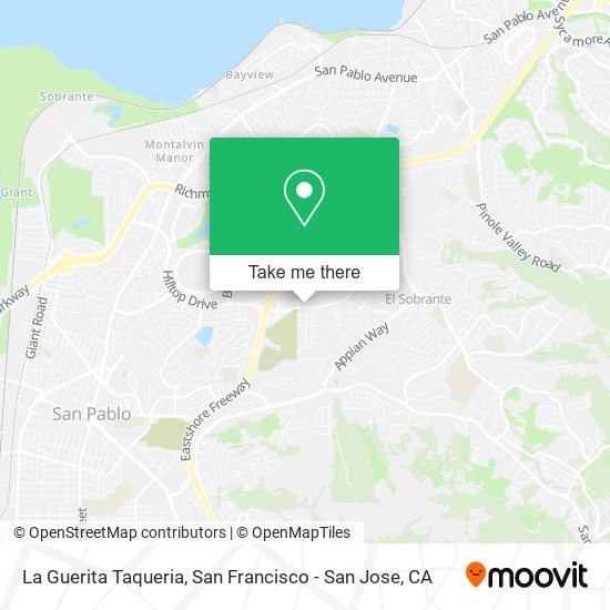 La Guerita Taqueria map