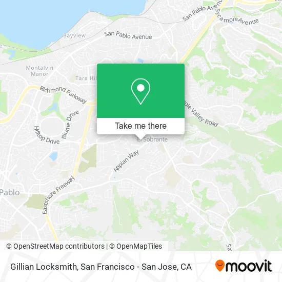Mapa de Gillian Locksmith