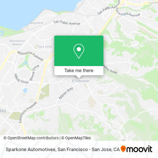 Sparkone Automotives map