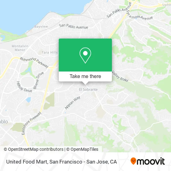 United Food Mart map