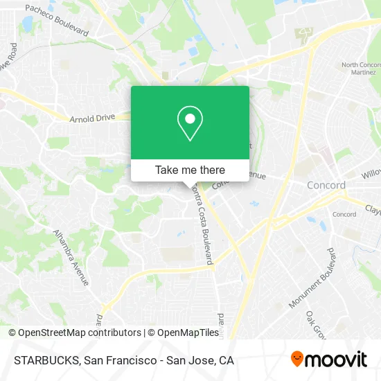Mapa de STARBUCKS