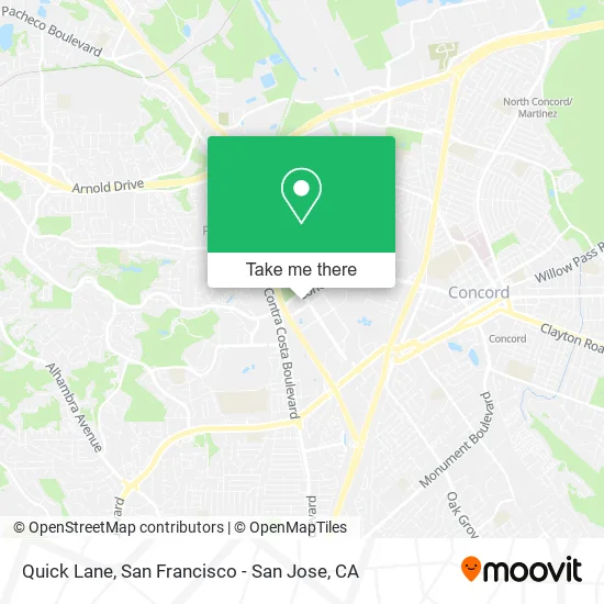 Mapa de Quick Lane