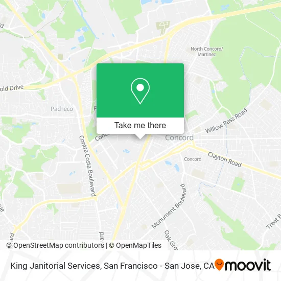 Mapa de King Janitorial Services