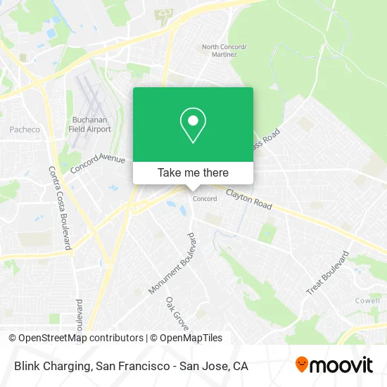 Mapa de Blink Charging