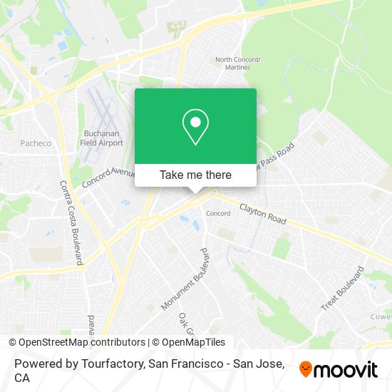 Mapa de Powered by Tourfactory