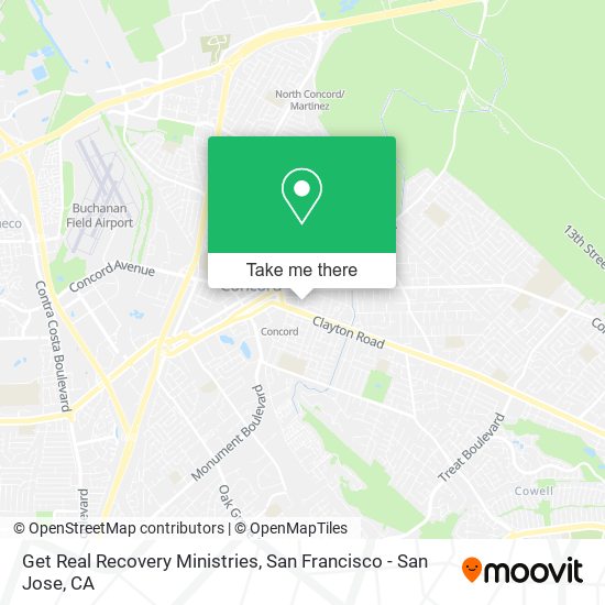 Mapa de Get Real Recovery Ministries