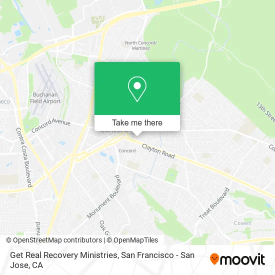 Mapa de Get Real Recovery Ministries