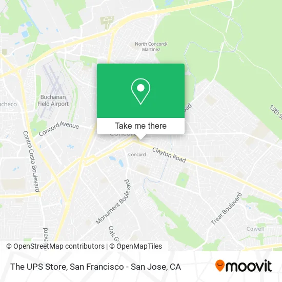 Mapa de The UPS Store